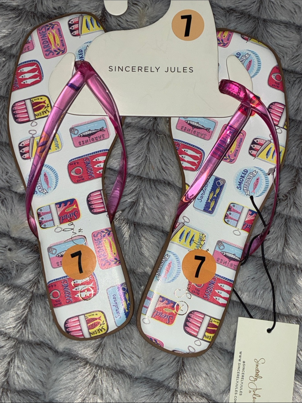 Sardine pink sandals